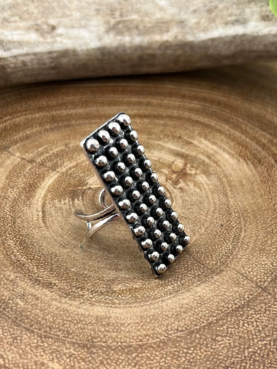 Fashion Western Rectangle Ring