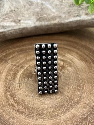 Fashion Western Rectangle Ring