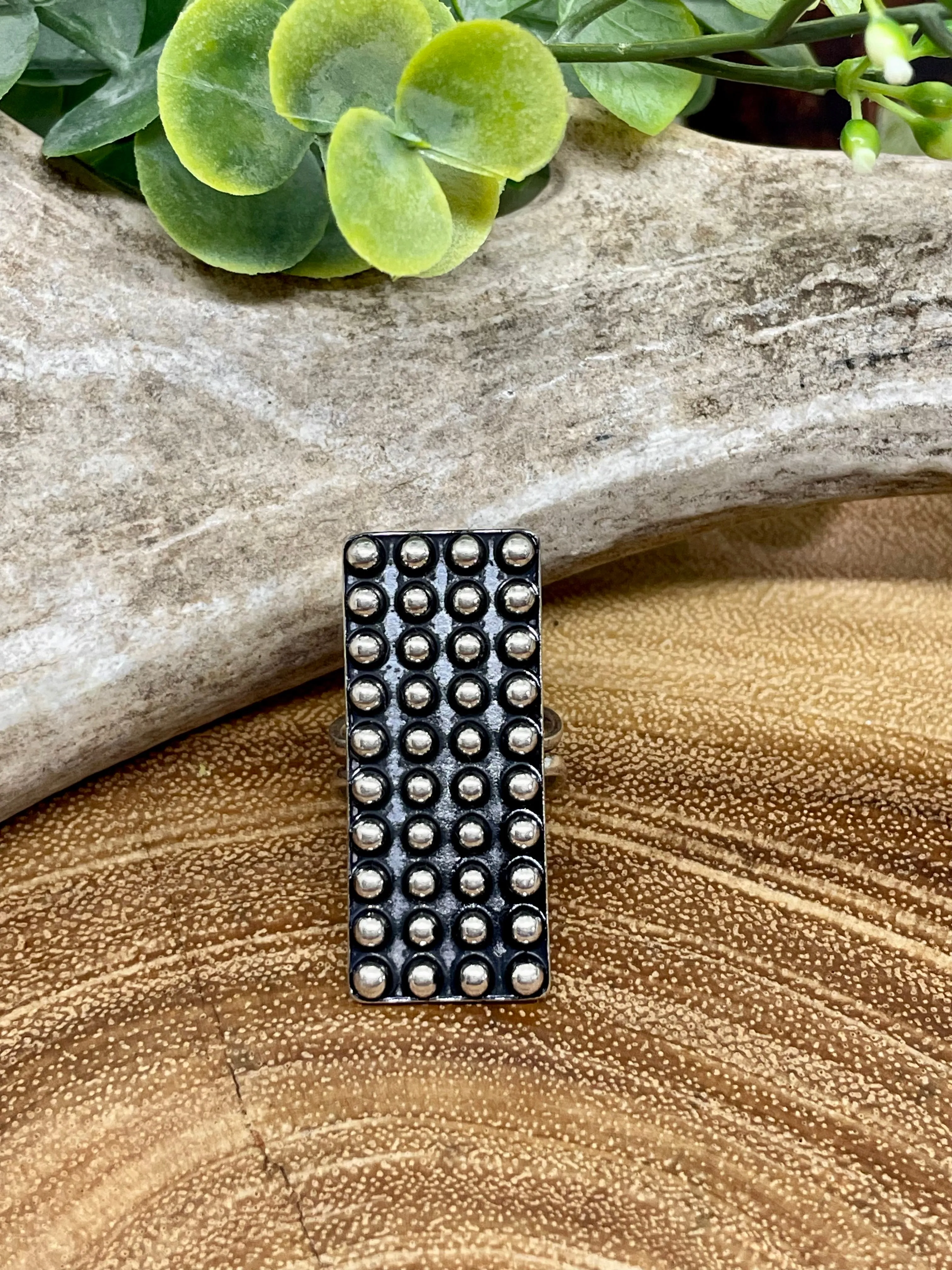 Fashion Western Rectangle Ring