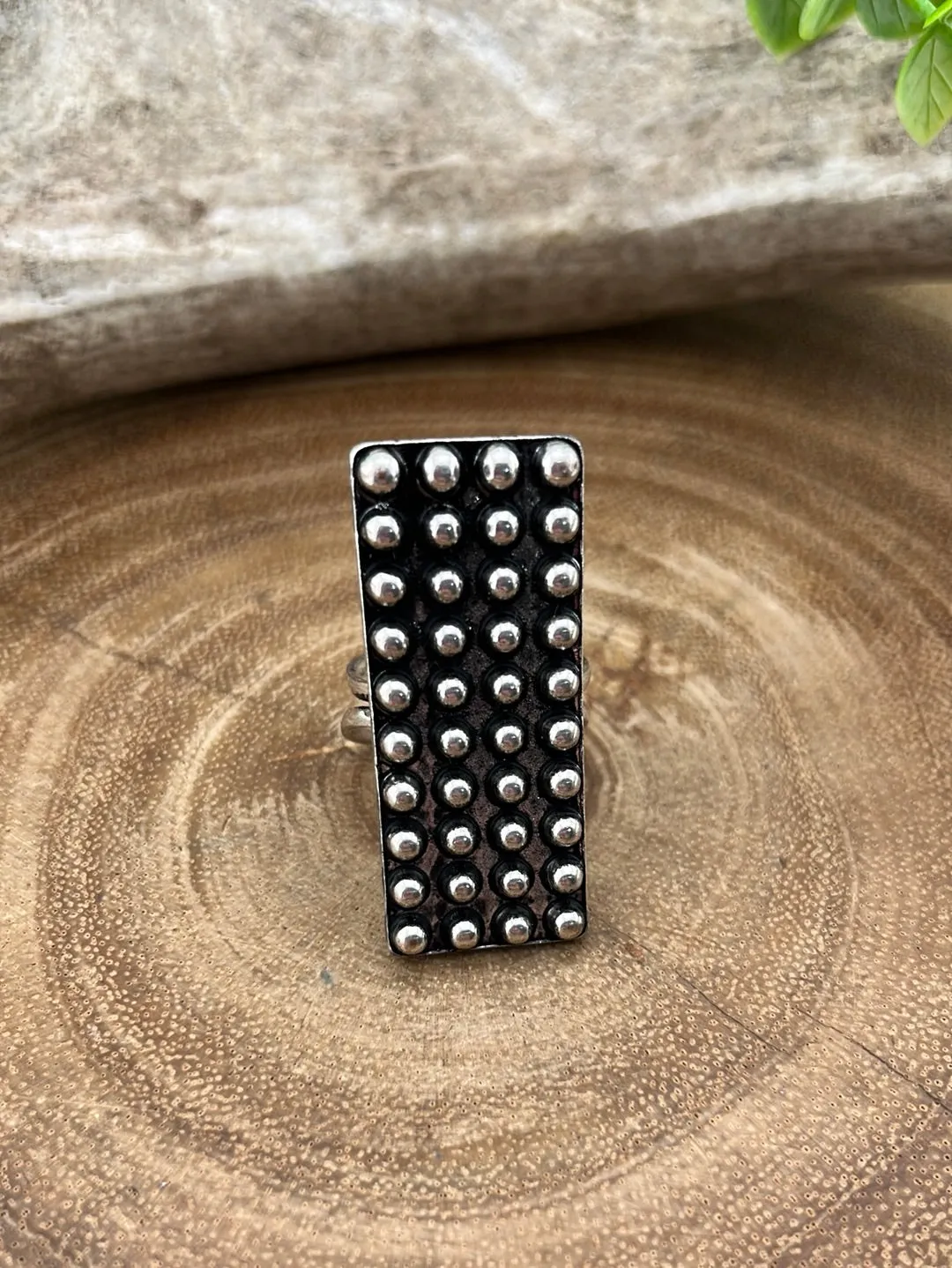 Fashion Western Rectangle Ring