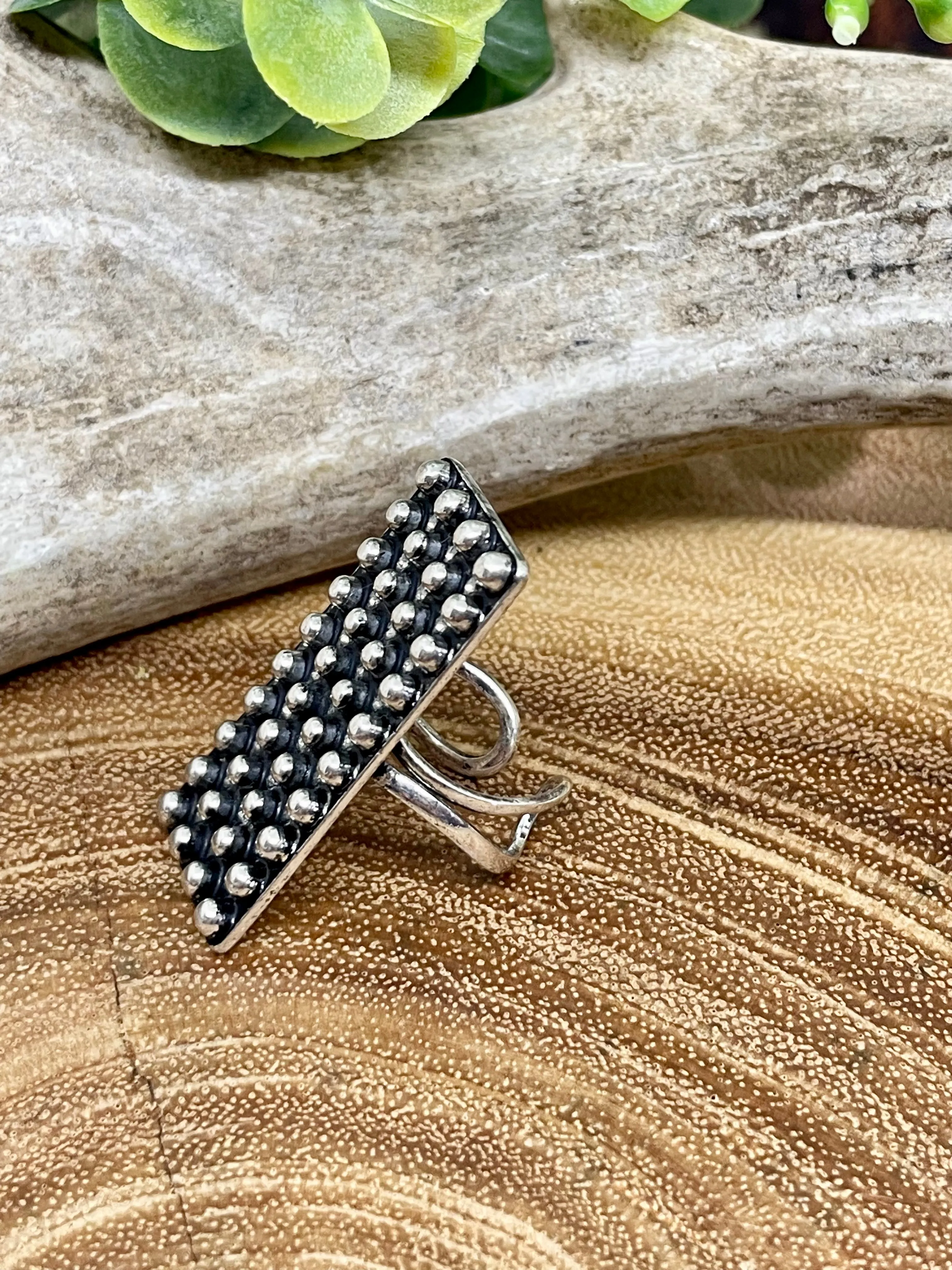 Fashion Western Rectangle Ring