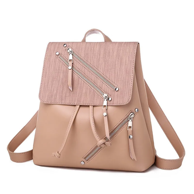 Fashion Zipper Design Backpack