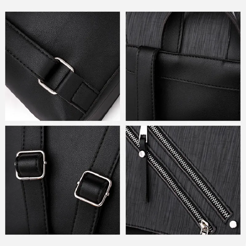 Fashion Zipper Design Backpack