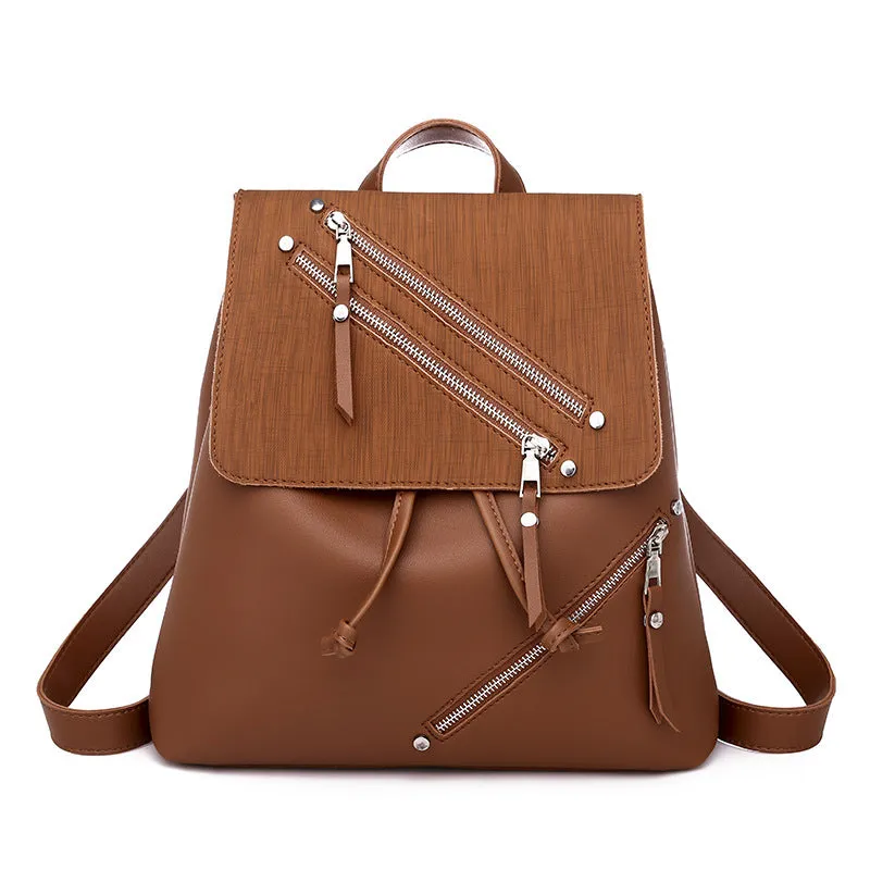 Fashion Zipper Design Backpack