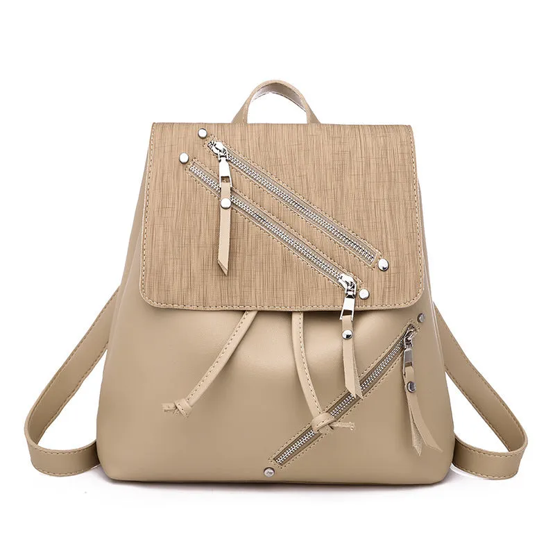 Fashion Zipper Design Backpack
