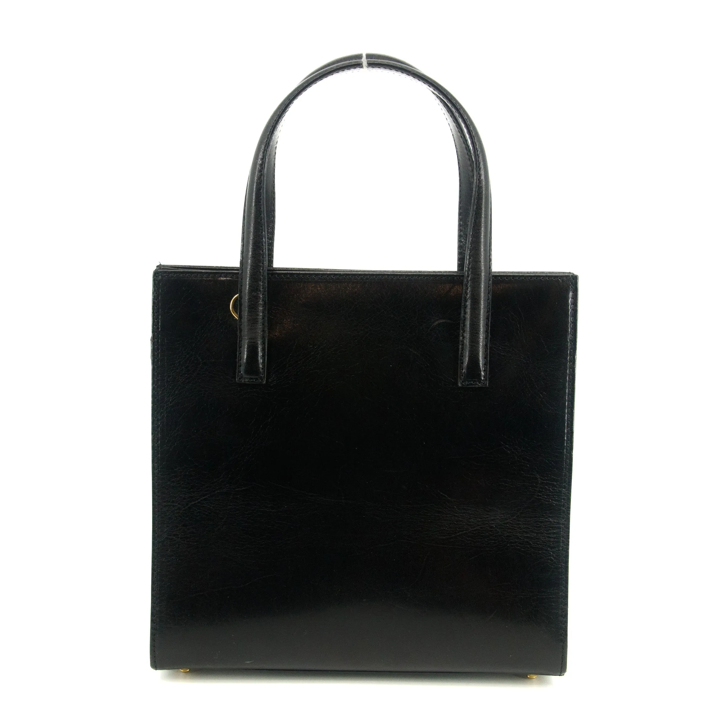 Fendi Black Leather 2Way Shoulder Bag #2867