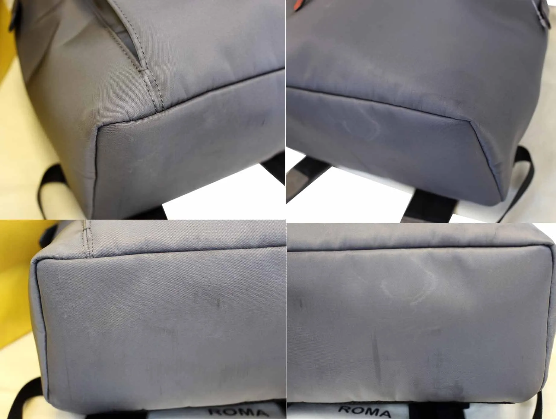 Fendi Monster Eyes Grey Backpack Bag