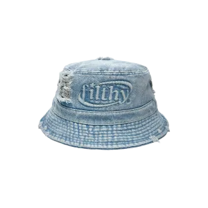 filthy® astro denim bucket (distressed)