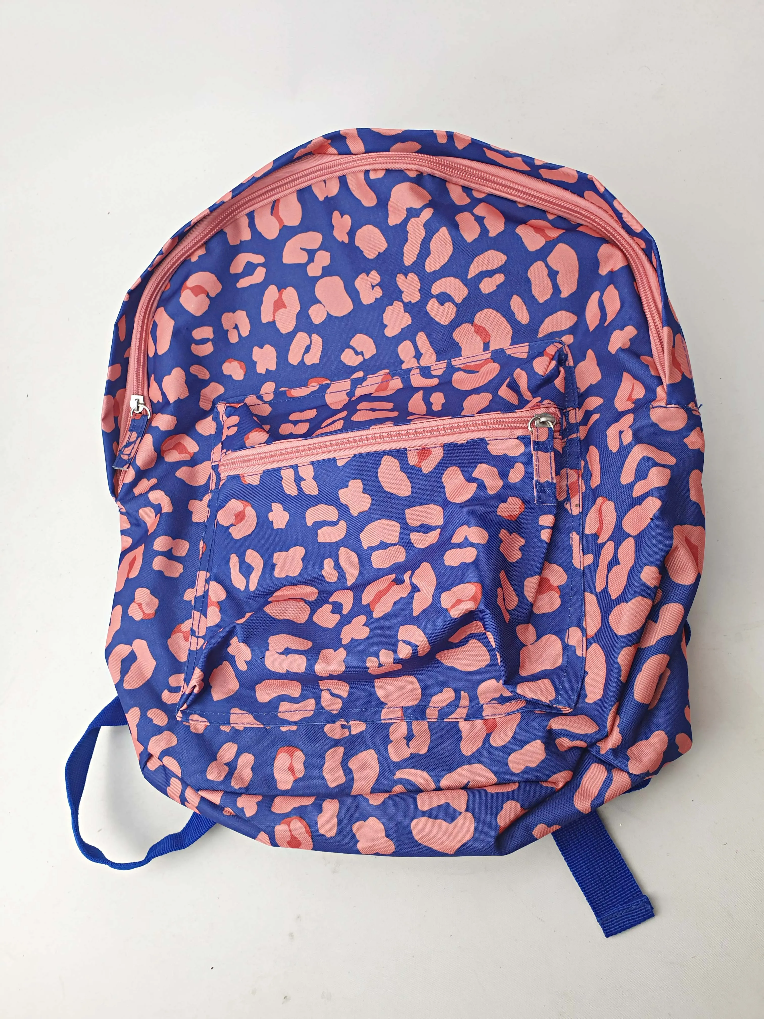Flying Tiger blue animal print small backback (designed in Denmark)