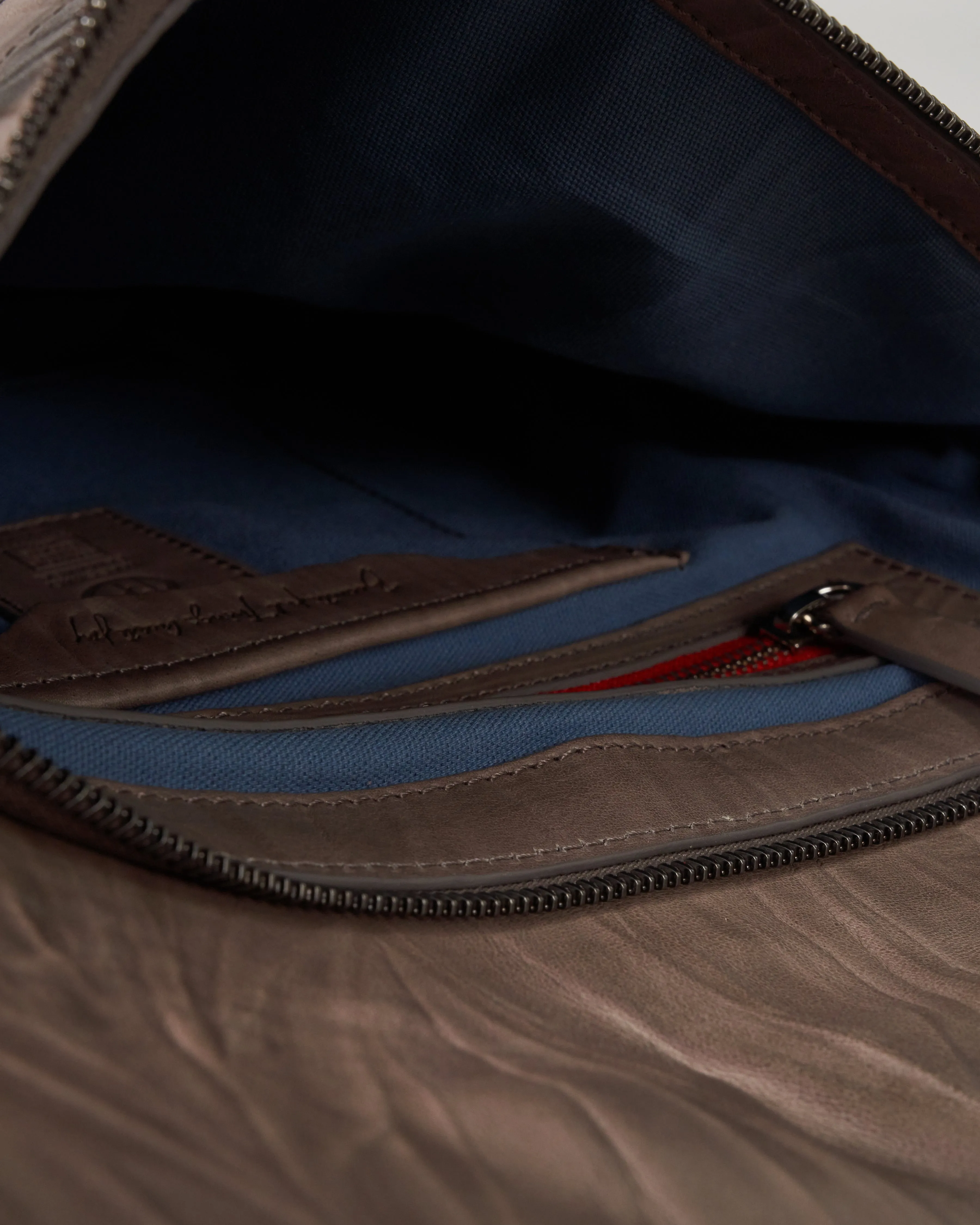 fold-over crossbody - stone