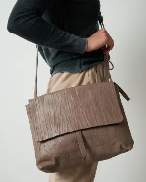 fold-over crossbody - stone