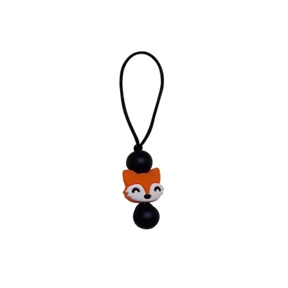 Fox zipper pull