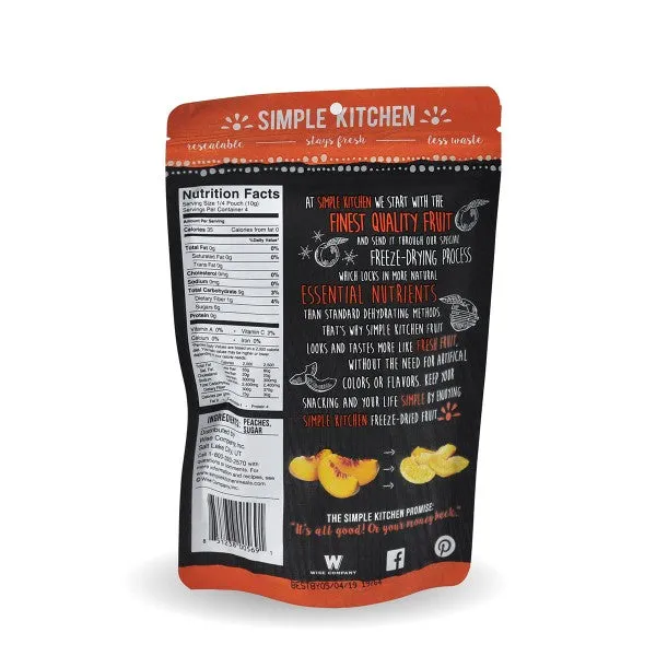 Freeze-Dried Peaches - 6 Pack
