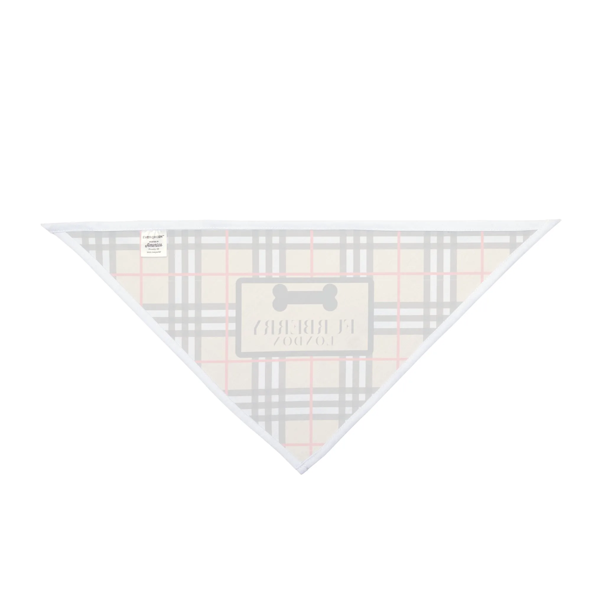 Furberry Faux-Designer Pet Bandana