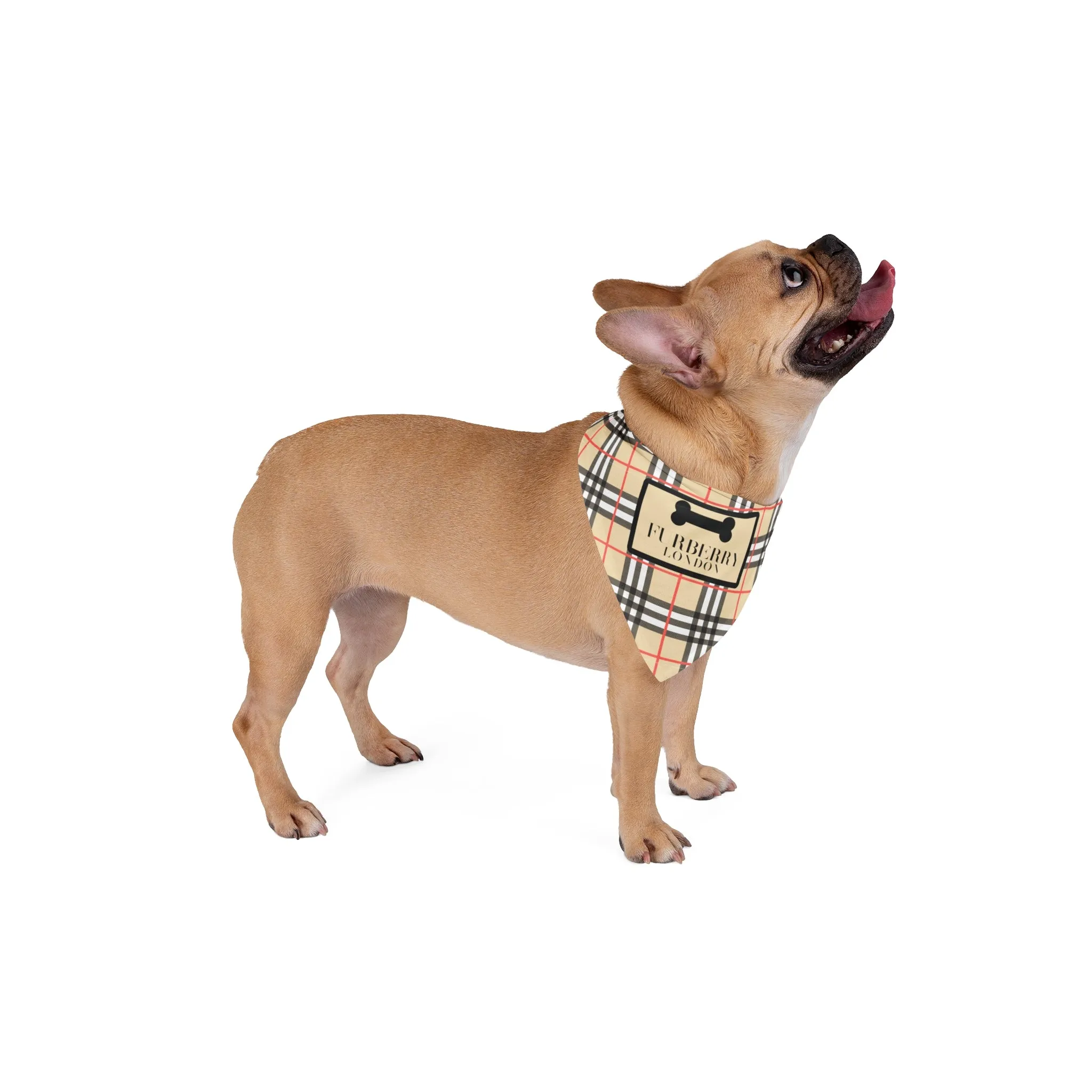 Furberry Faux-Designer Pet Bandana