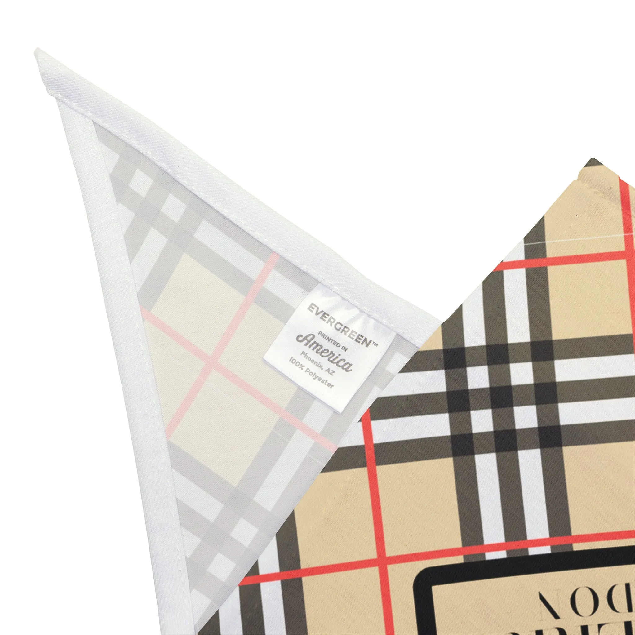 Furberry Faux-Designer Pet Bandana
