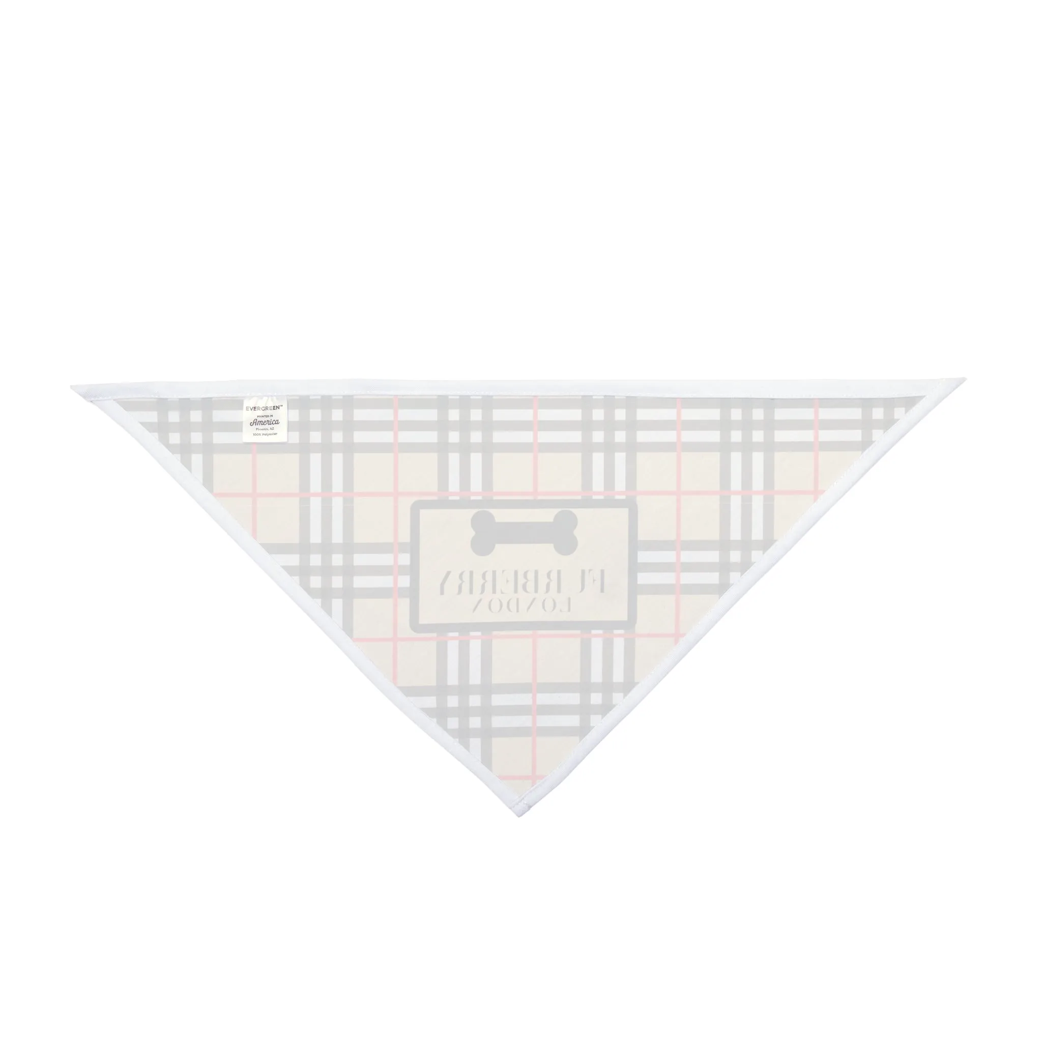 Furberry Faux-Designer Pet Bandana