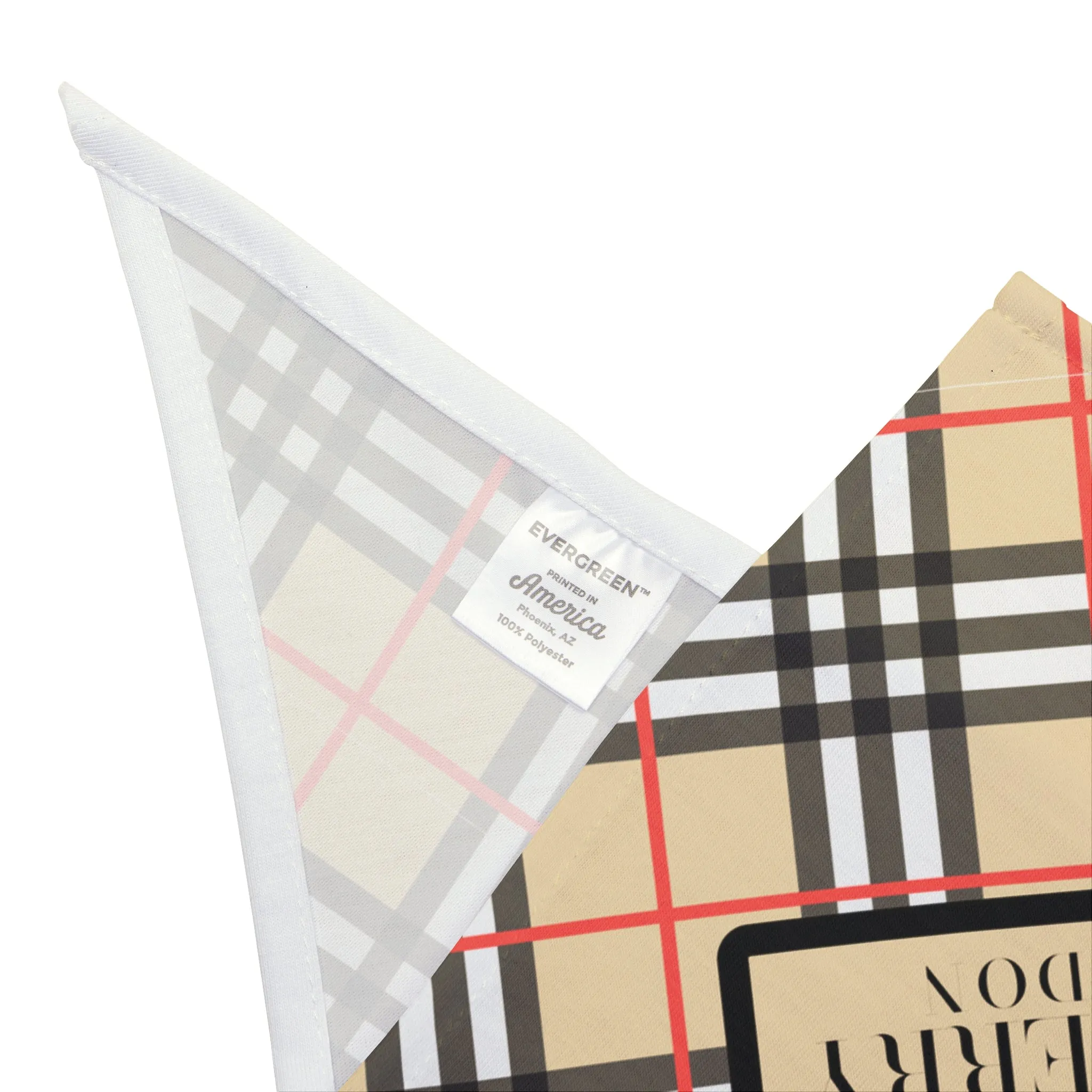 Furberry Faux-Designer Pet Bandana