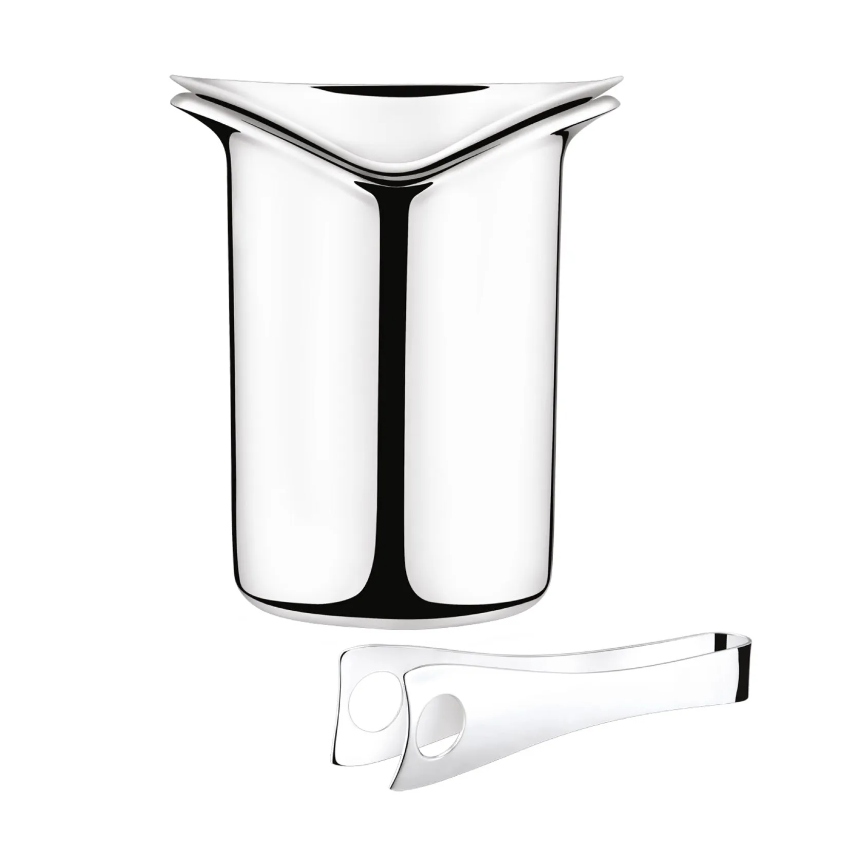Georg Jensen Wine & Bar Ice Bucket with Tongs