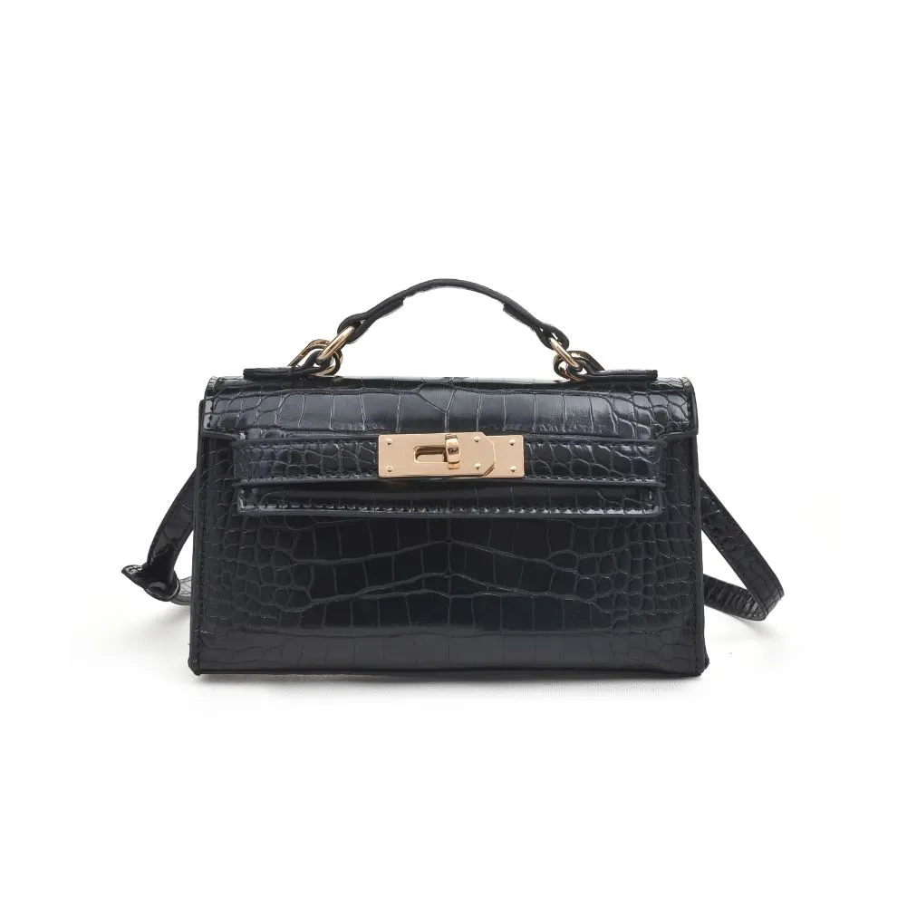 Georgina Croc Crossbody