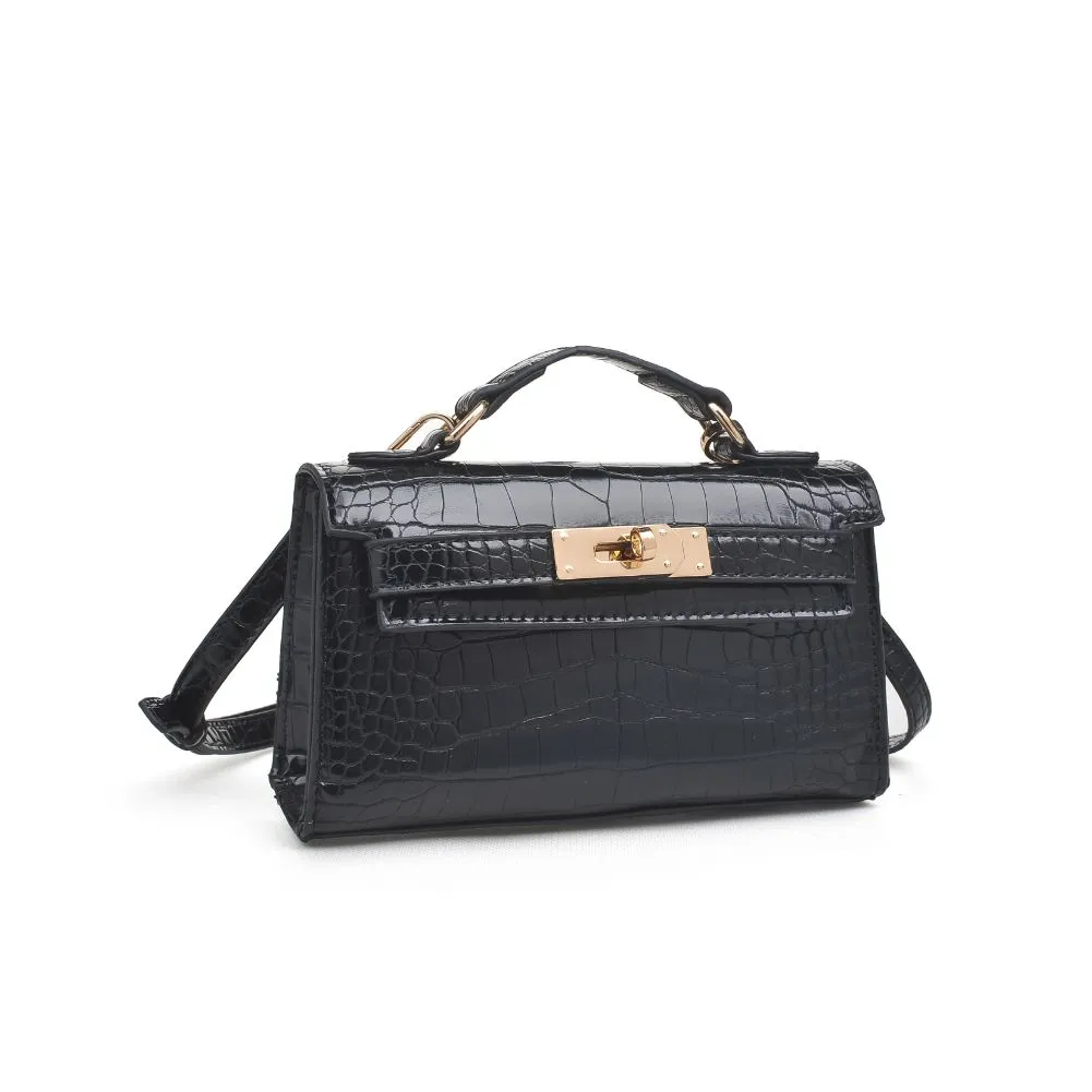 Georgina Croc Crossbody