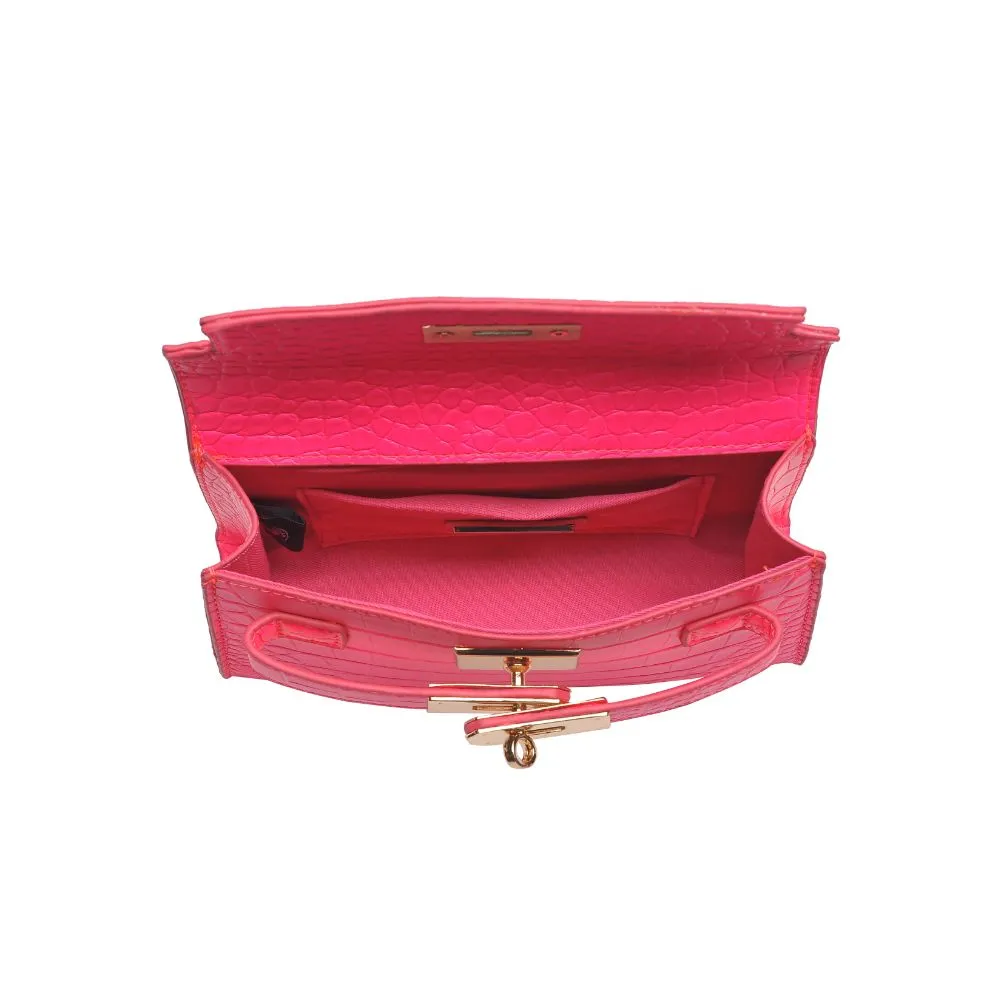 Georgina Croc Crossbody