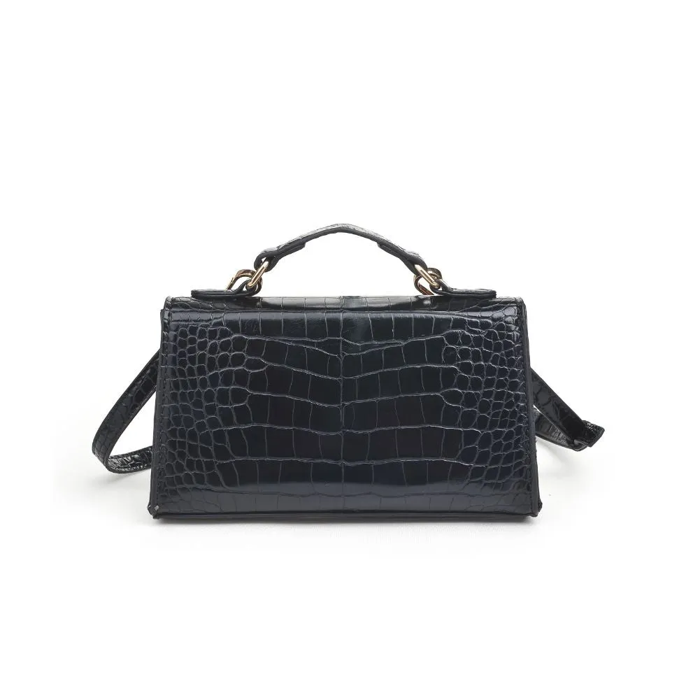 Georgina Croc Crossbody