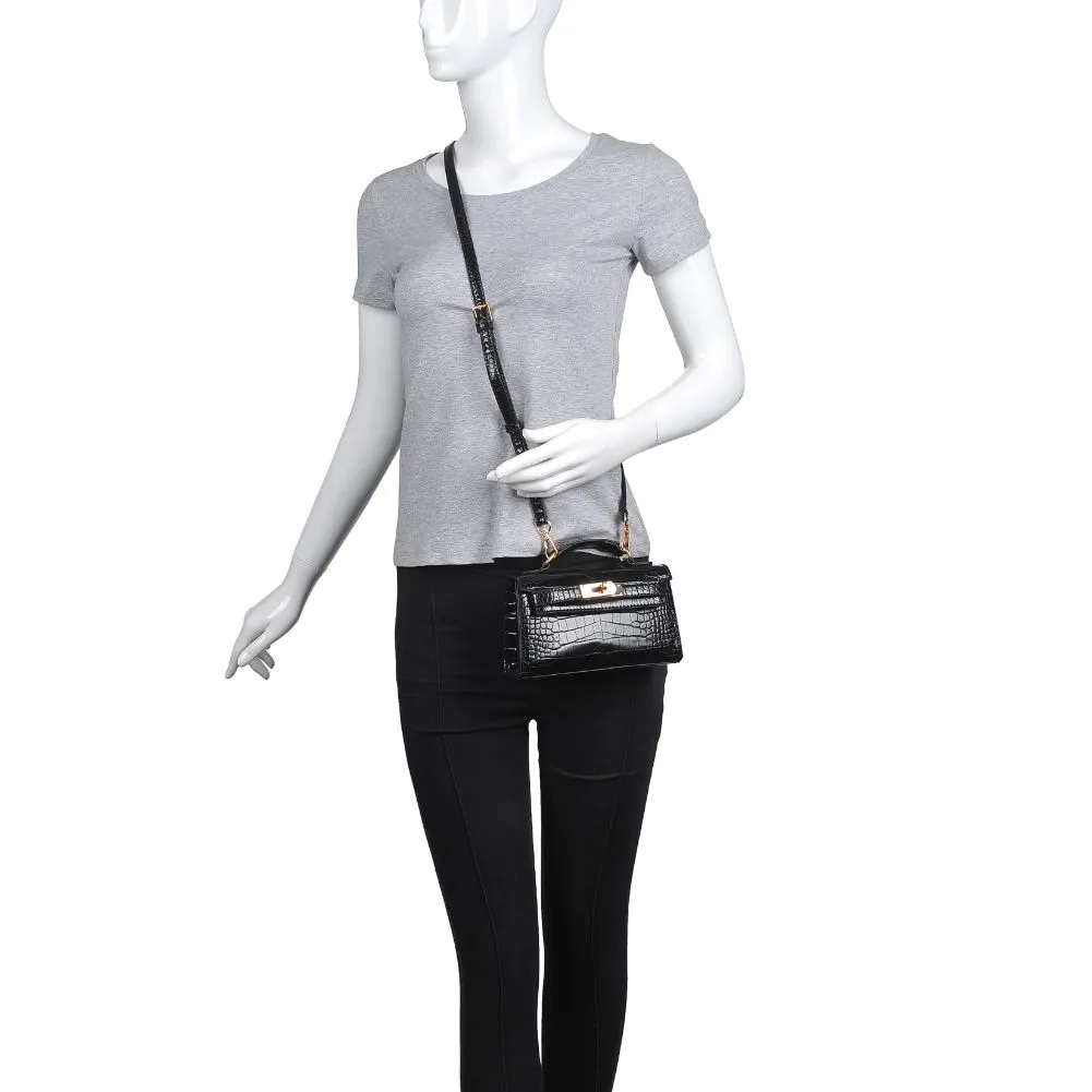 Georgina Croc Crossbody