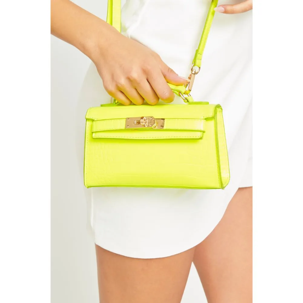 Georgina Croc Crossbody
