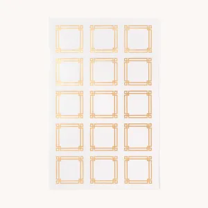 Gift Tag Sticker Set - Gold Foil
