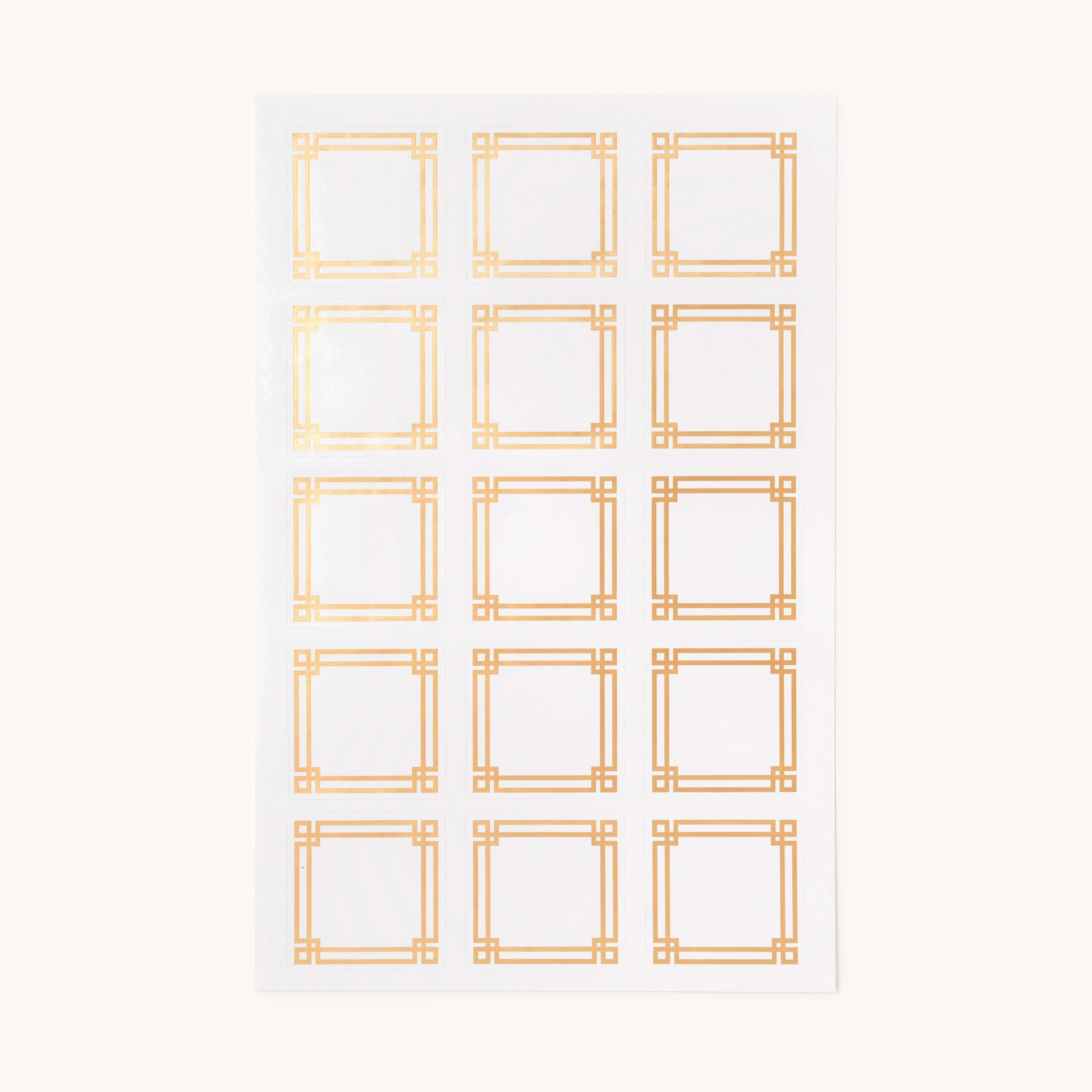 Gift Tag Sticker Set - Gold Foil