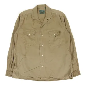 Gitman Vintage Camp Collar Shirt Size Medium