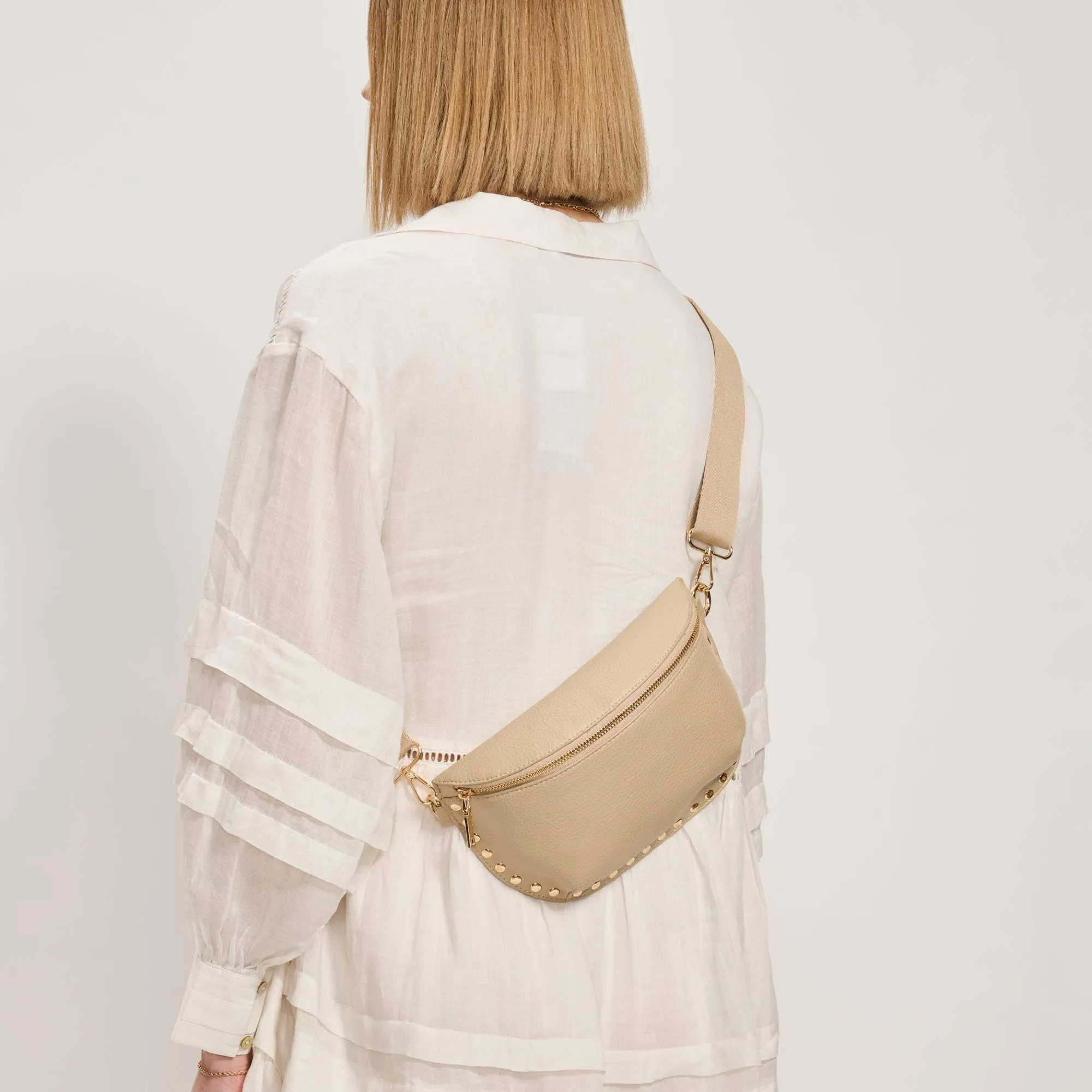 Gizelle Belt Crossbody Bag | Natural