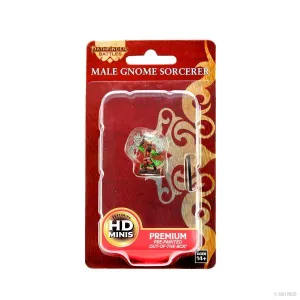 Gnome Sorcerer Male: Pathfinder Battles Premium Painted Figure (W2)