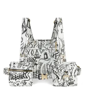Graffiti tactical vest
