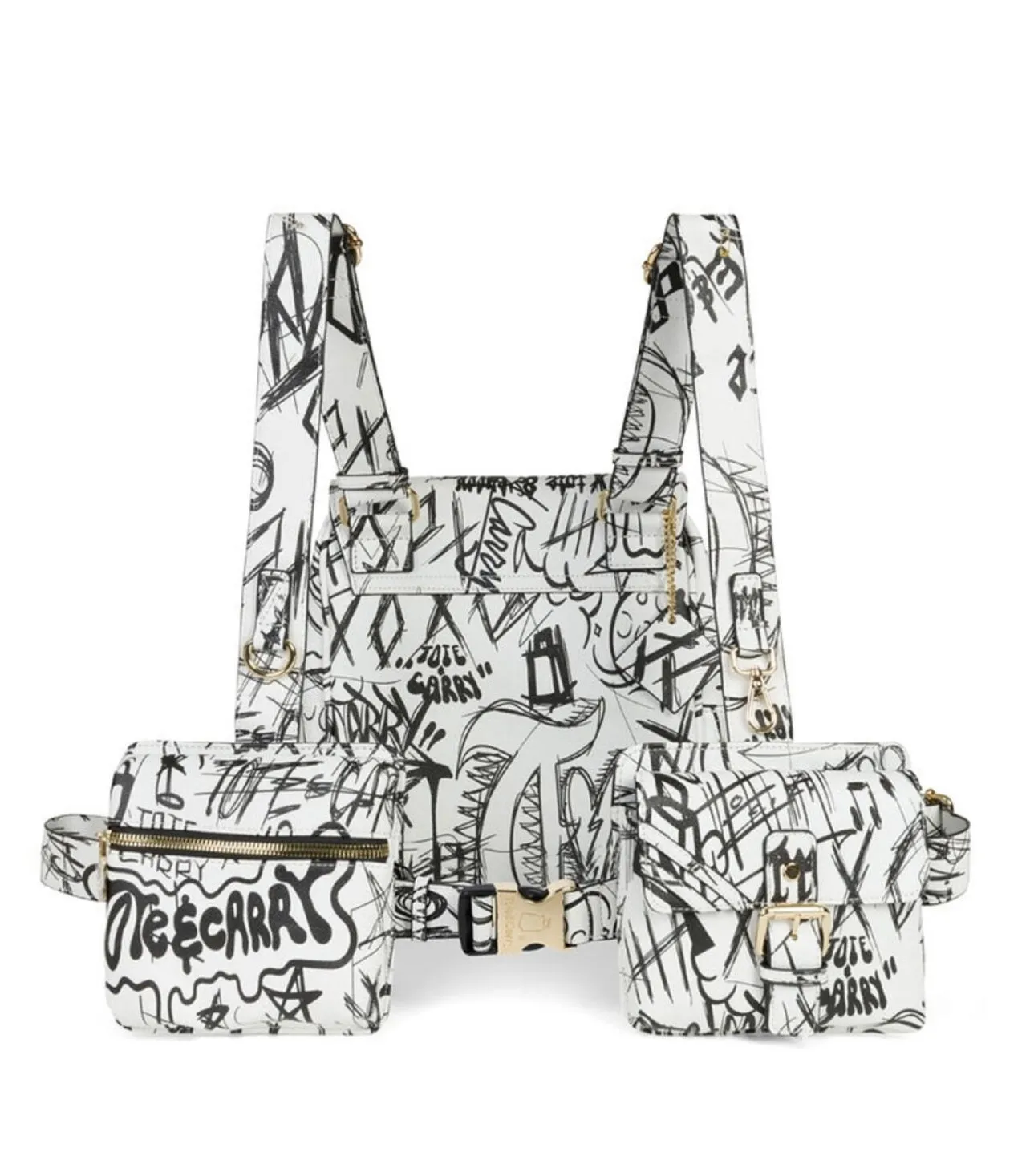 Graffiti tactical vest