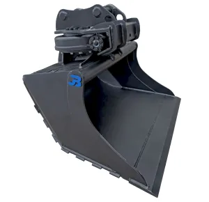 GRB-12-R Rotating 360° Scandinavian Excavator Grading Bucket - 12-16 Tonne