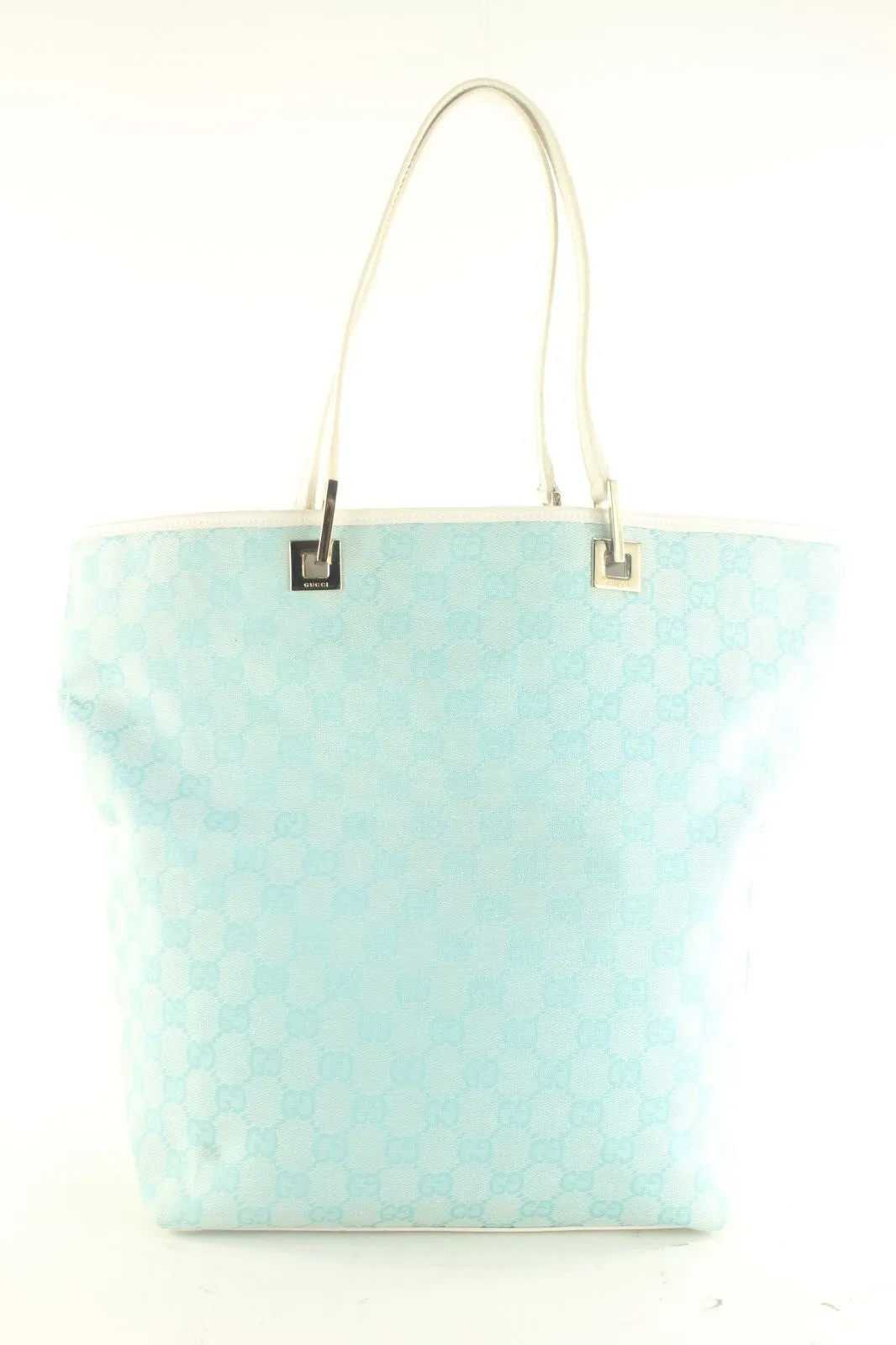 Gucci Blue Monogram Bucket Tote 2GK1012K
