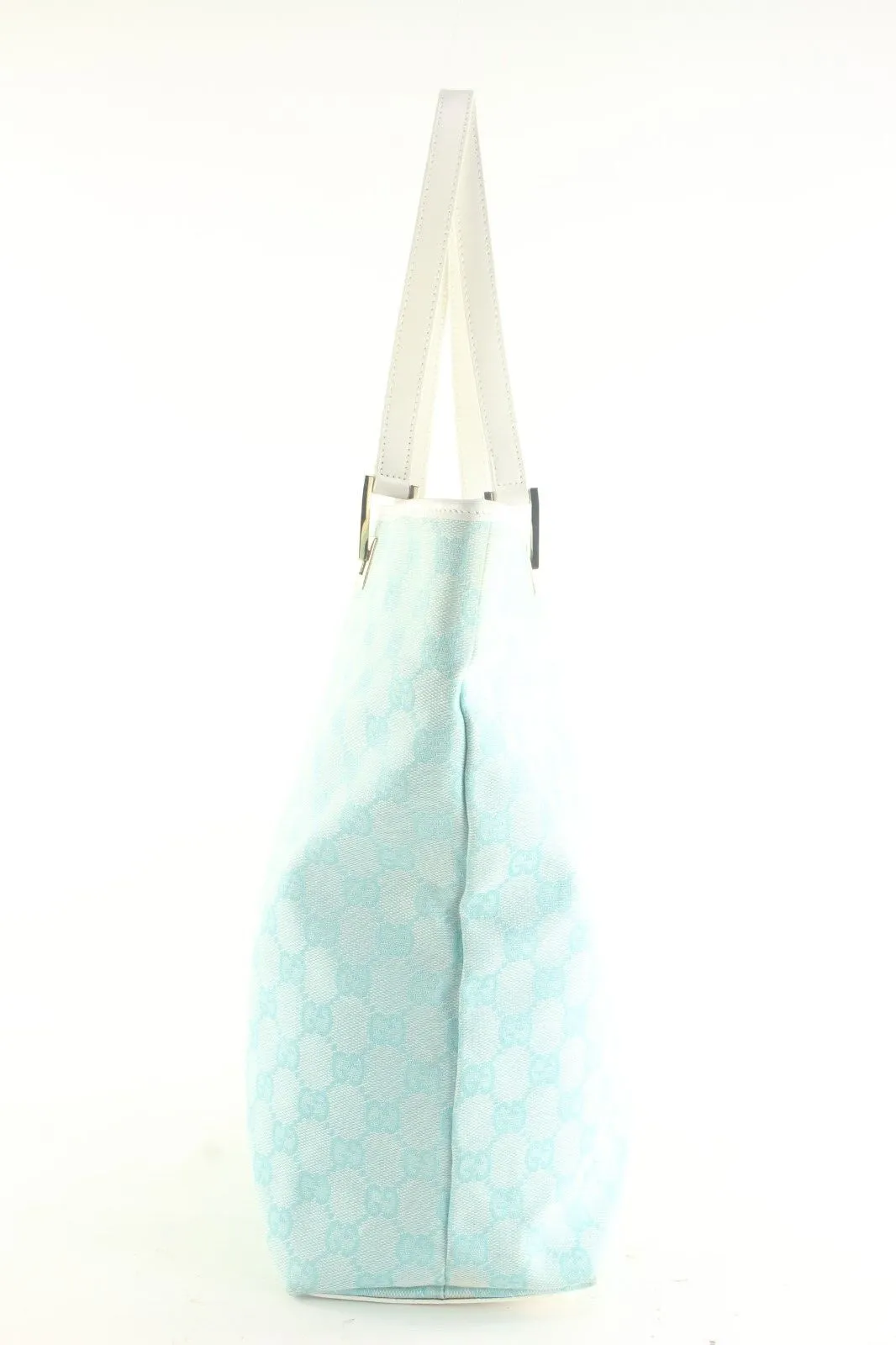 Gucci Blue Monogram Bucket Tote 2GK1012K