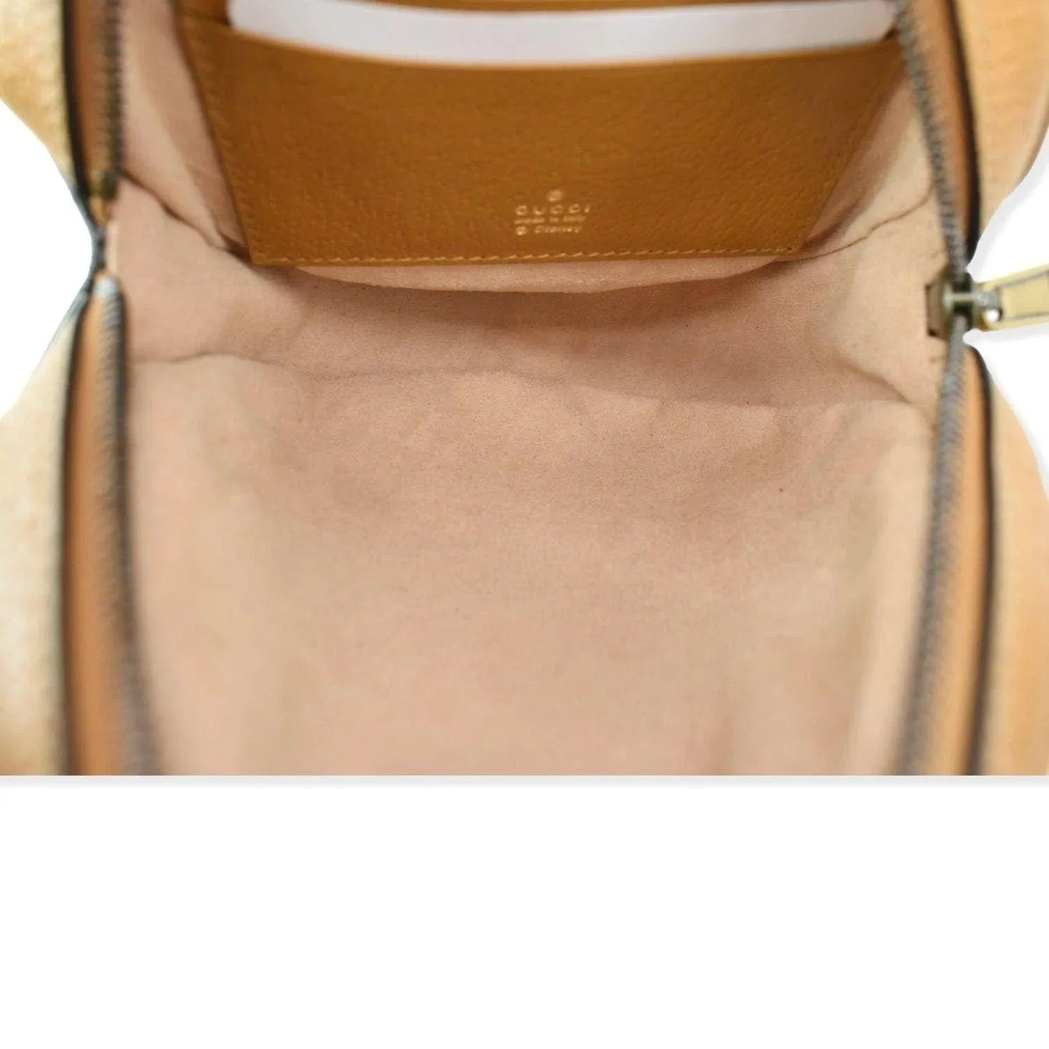 GUCCI Disney x Mini GG Supreme Round Backpack Bag Beige 603730
