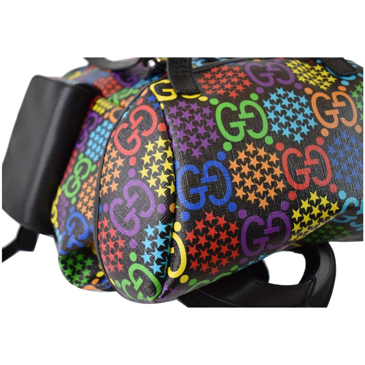 GUCCI GG Psychedelic Supreme Medium Backpack Bag Black 598140
