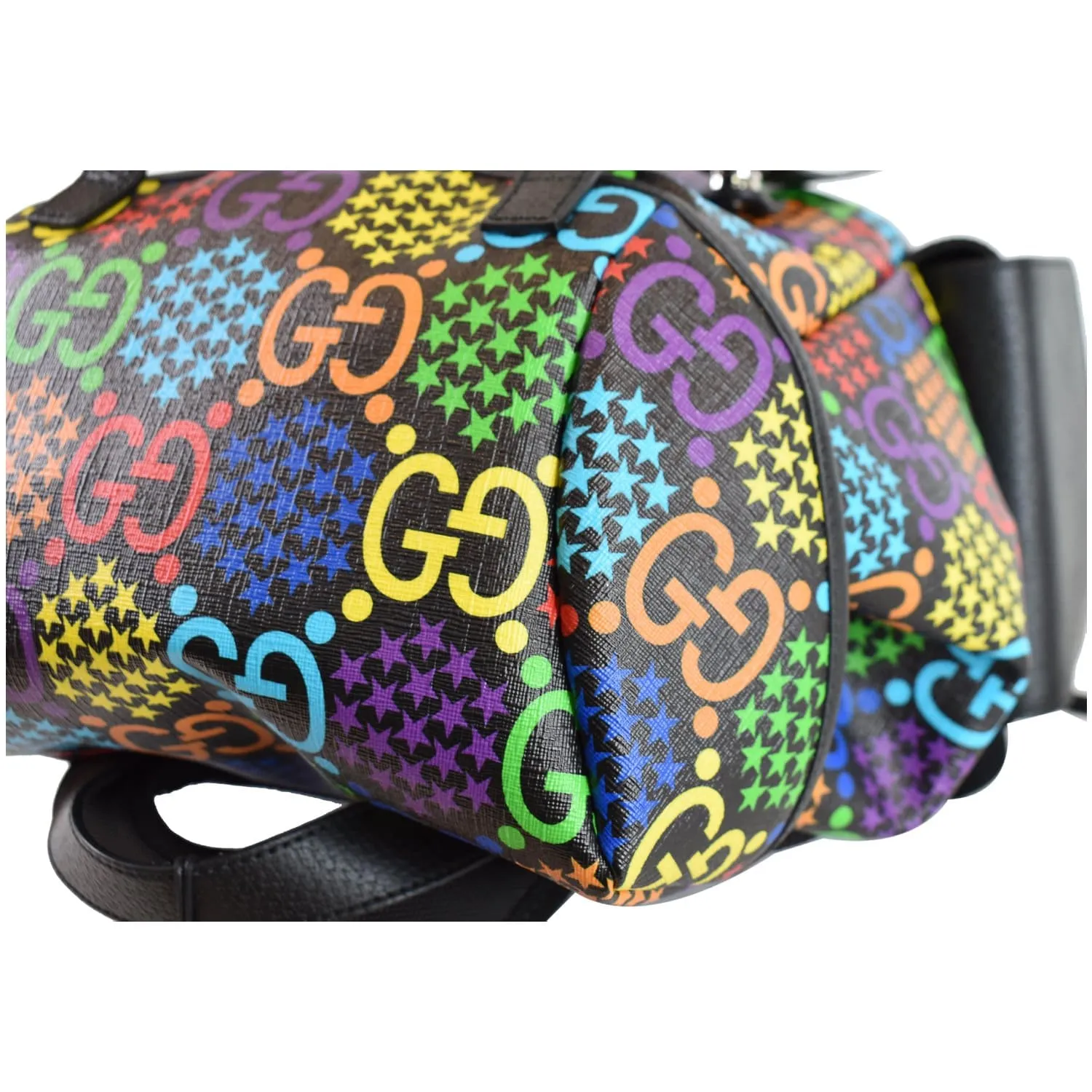 GUCCI GG Psychedelic Supreme Medium Backpack Bag Black 598140