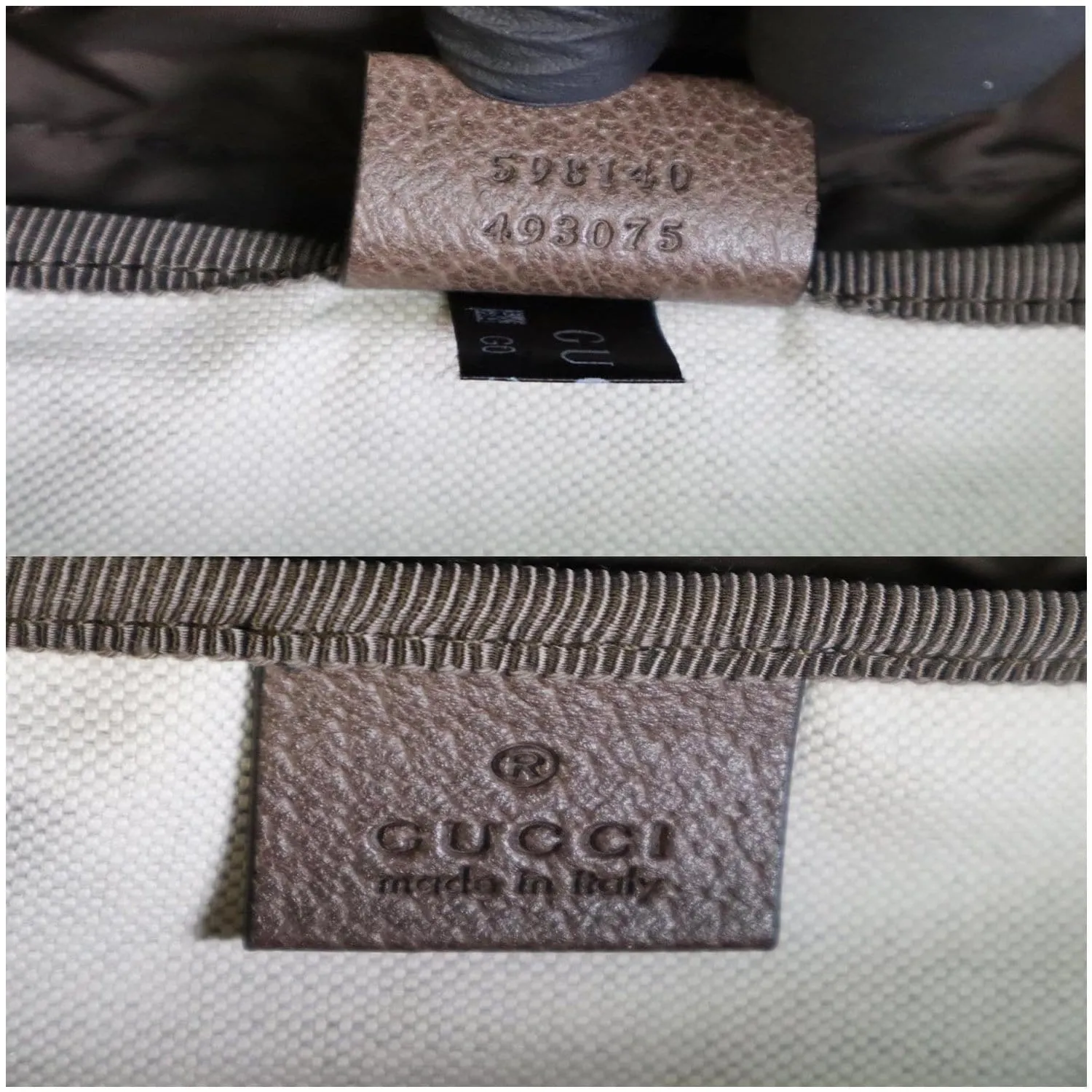 GUCCI Ophidia GG Medium Supreme Canvas Backpack Beige/Ebony 598140 - 15% OFF