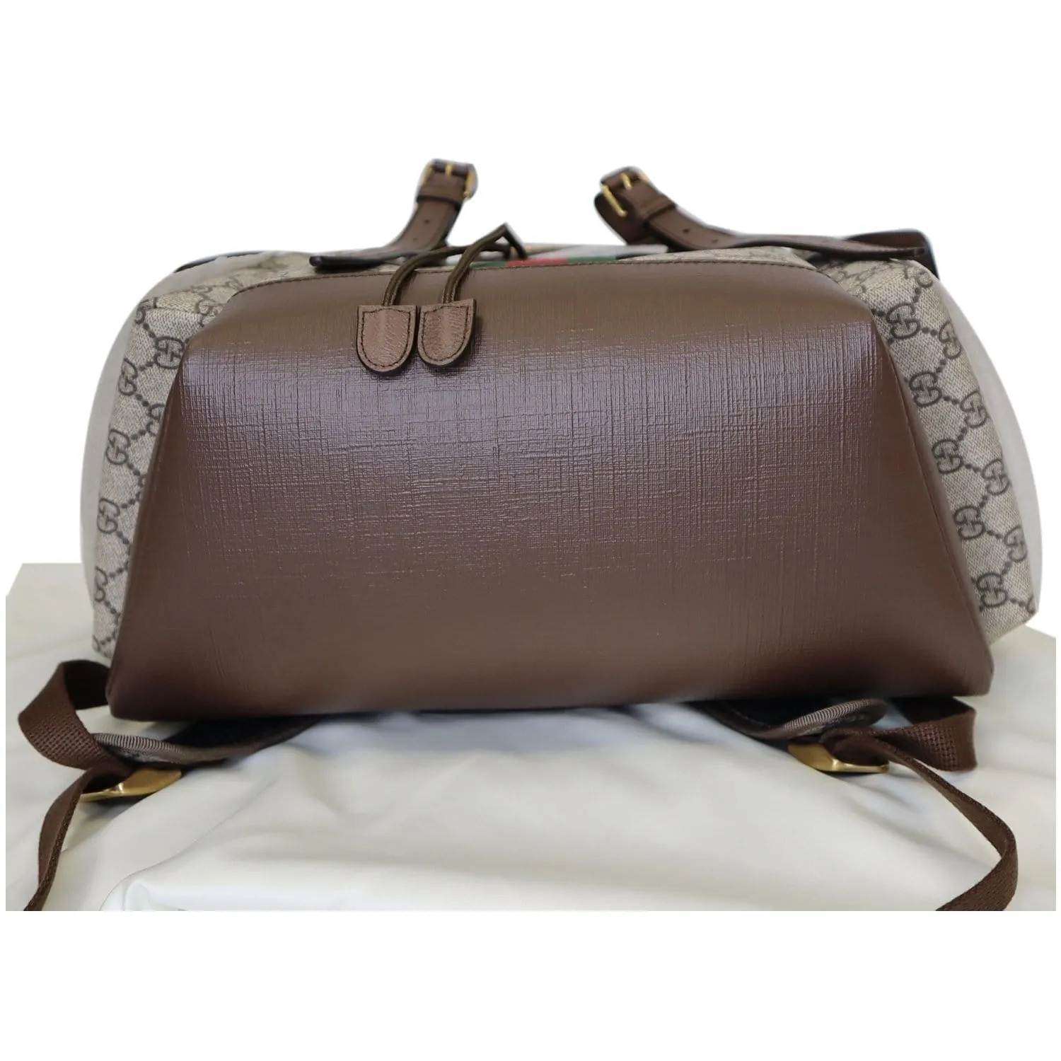 GUCCI Ophidia GG Medium Supreme Canvas Backpack Beige/Ebony 598140 - 15% OFF