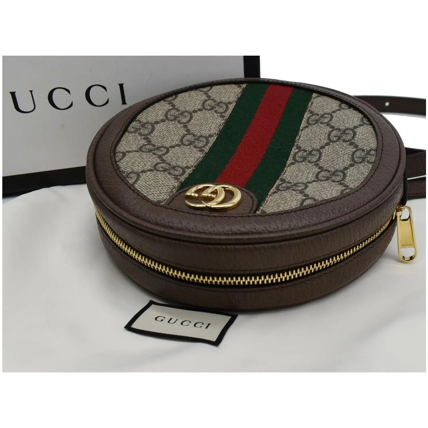 GUCCI Ophidia GG Mini Supreme Backpack Bag Beige 598661 - Final Sale