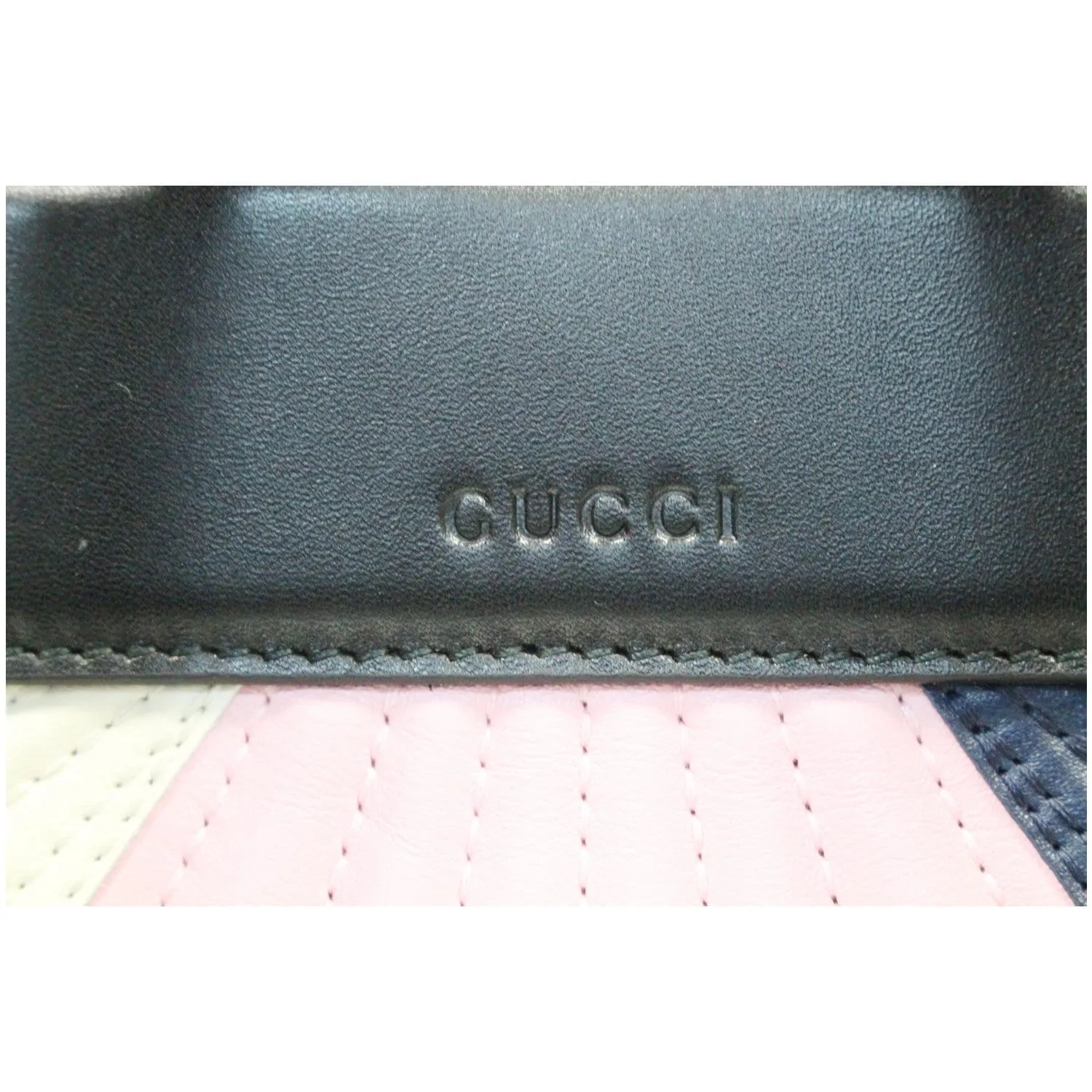 GUCCI Queen Margaret Quilted Leather Bee Backpack Bag Multi 476664