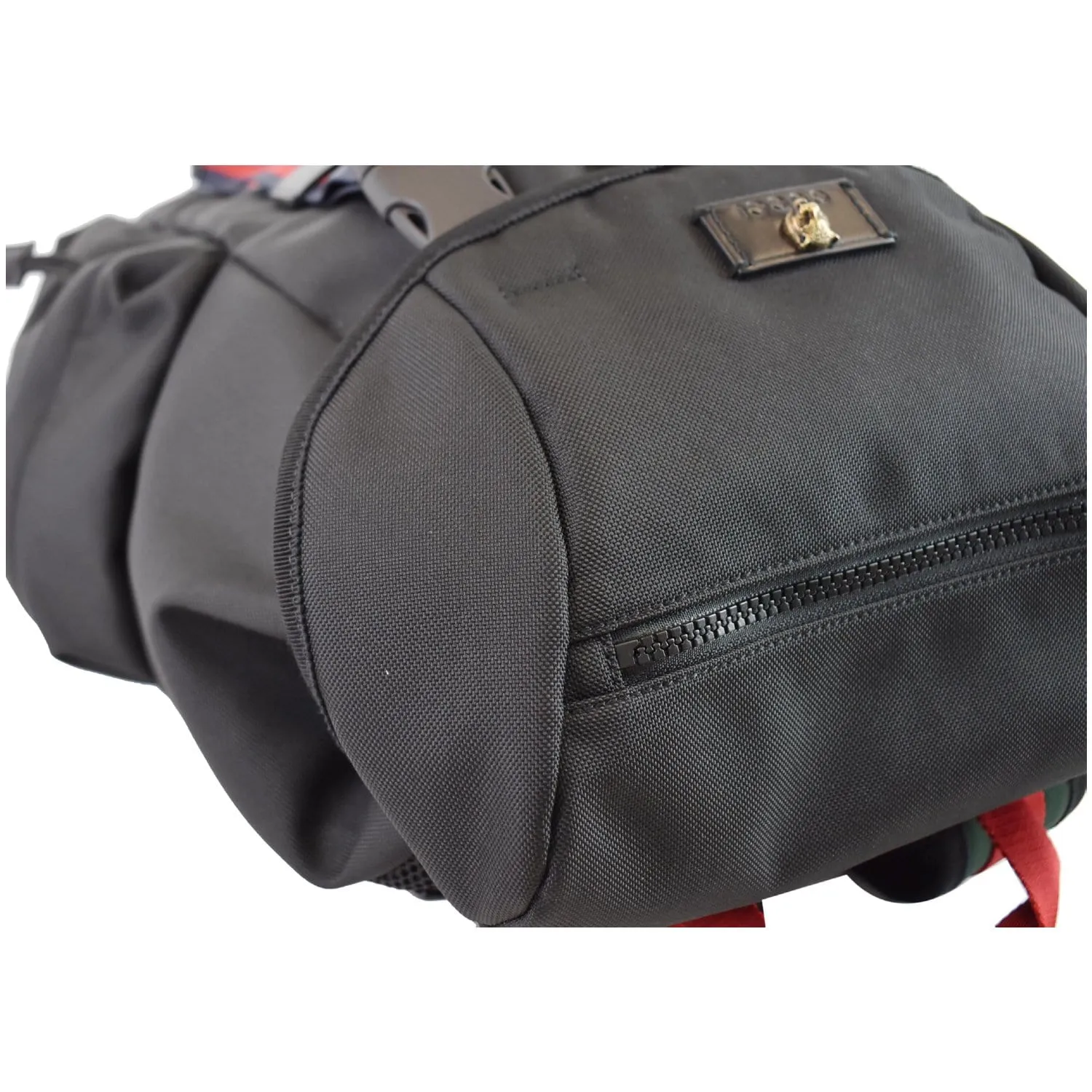 GUCCI Techno Fabric Backpack Bag Black 429037