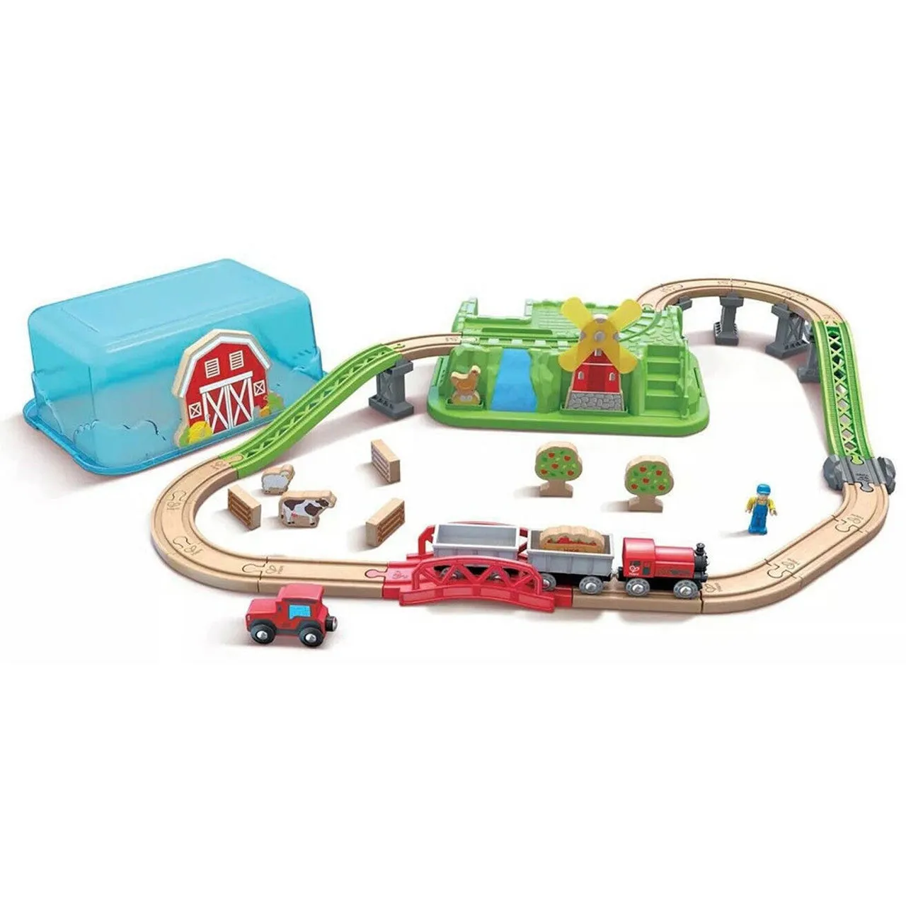 Hape Countryside Train Bucket Set