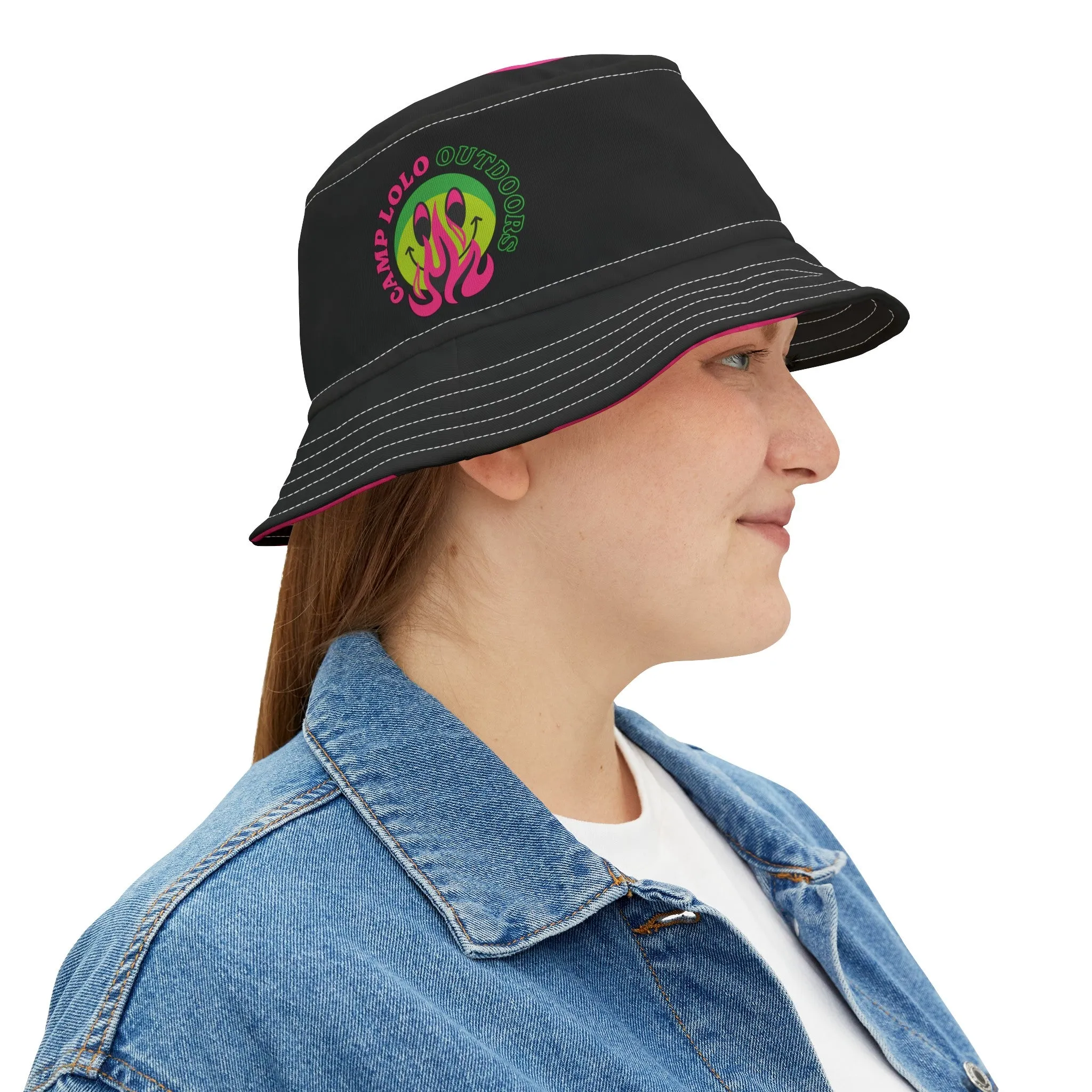 Happy Camper Summer Bucket Hat