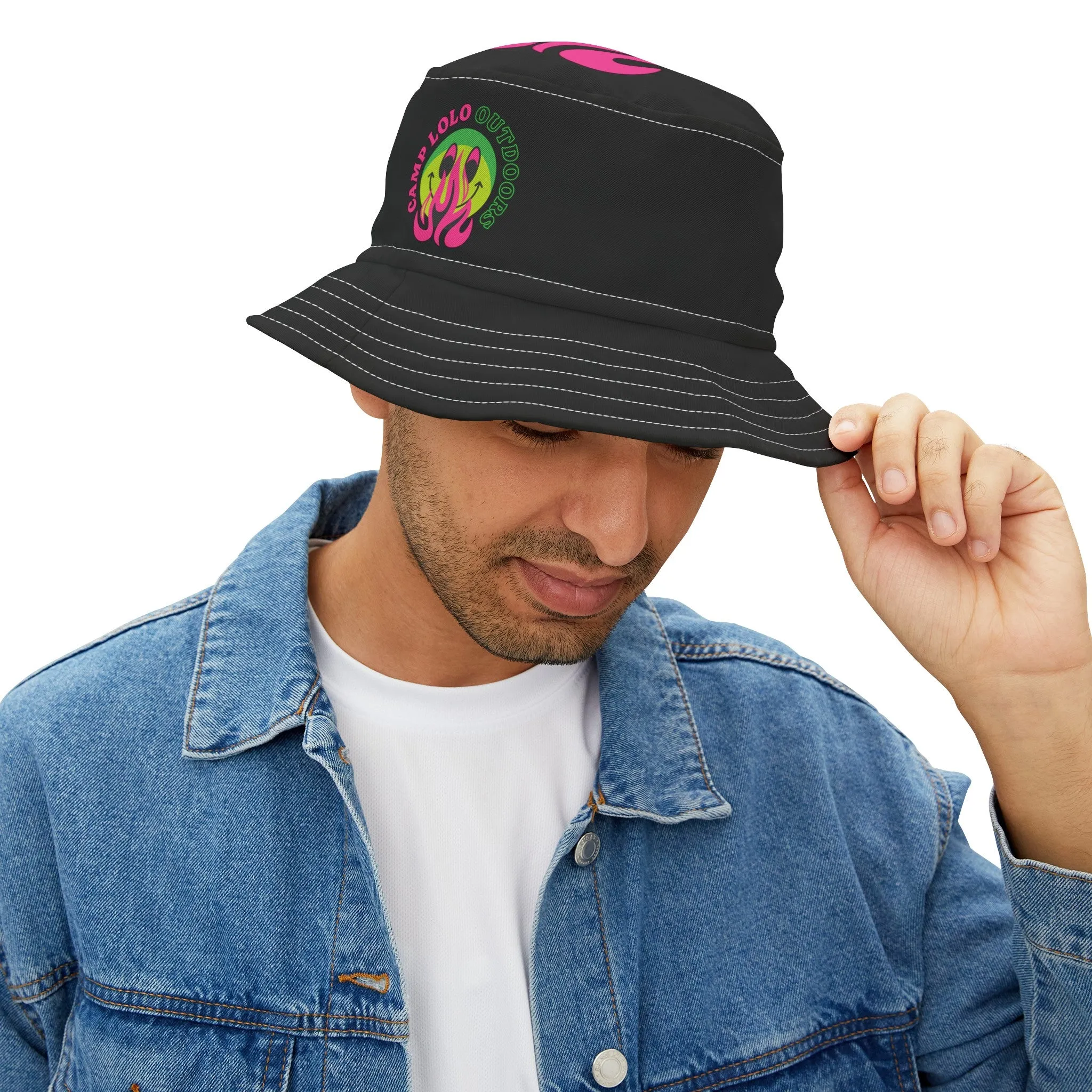 Happy Camper Summer Bucket Hat